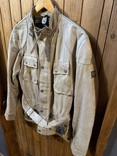 Rara giacca di pelle antica Belstaff Panther 1966 grande / Malenotti Italia 