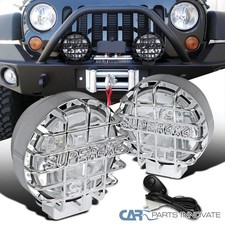 2x 6 Round Chrome Offroad Super 4x4 Work Fog Lighth3 Bulbrelaywiring Kit 2x 6 Round Chrome Offroad Super 4x4 Work Fog Lighth3 Bulbrelaywiring Kit