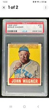 1948 Leaf #70 Honus Wagner PSA 1 RAZOR SHARP CORNERS Looks NMMT 