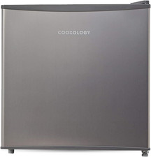 Cookology MFR45SS Small Table Top Mini Fridge in Silver - 45 Litre Capacity - fo