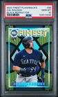 2022 TOPPS FINEST FLASHBACKS BLACK REFRACTOR CAL RALEIGH ROOKIE RC 20/25 PSA 10