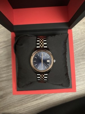 Tissot Ballade 34mm Stainless Steel Watch Blue Dial Two-toned