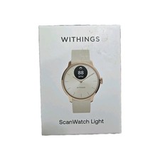 Withings ScanWatch Light - Sleep Monitor Smart Watch, Sand, 37mm Brand New
