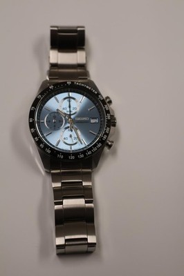 Seiko Chronograph Herrenuhr   Edelstahl