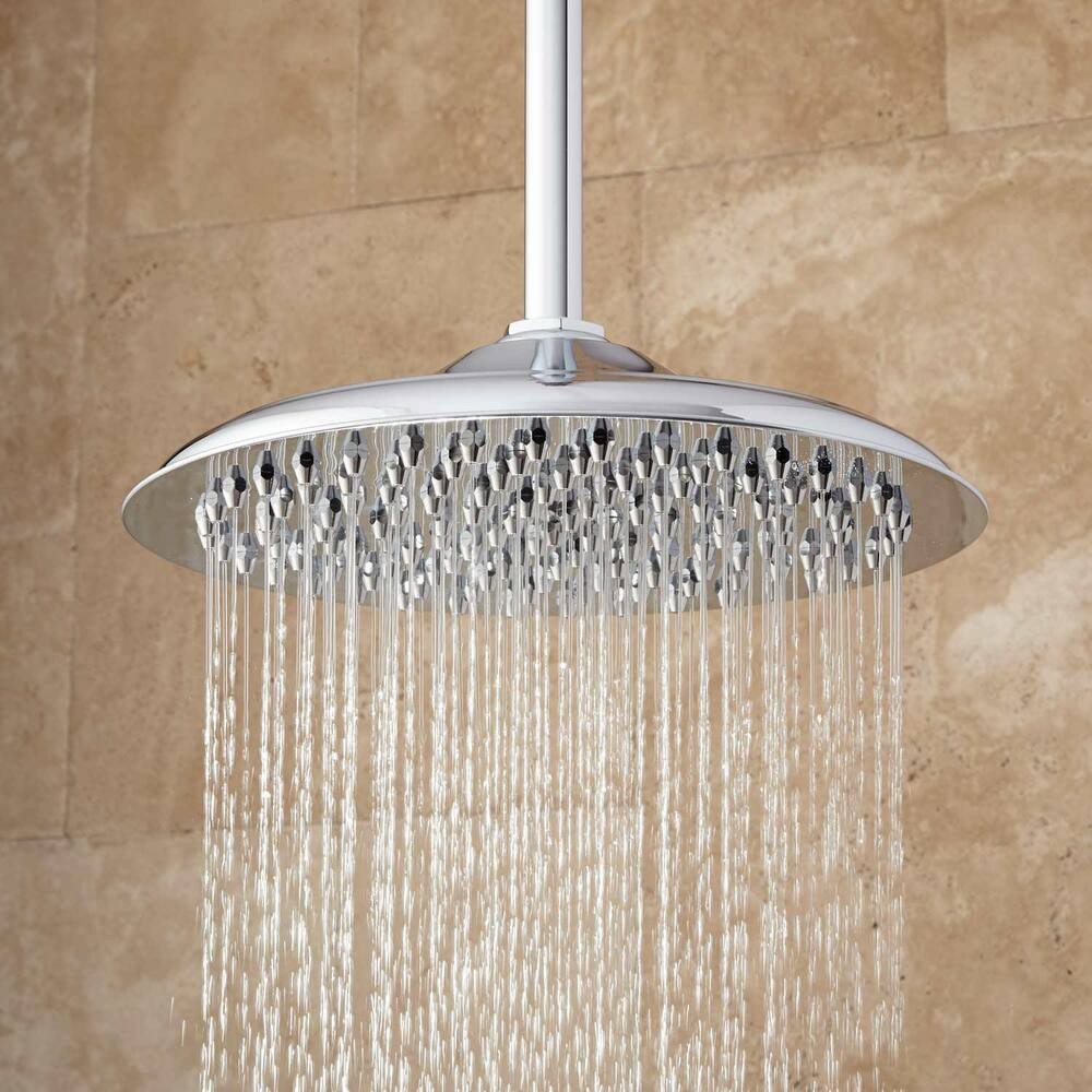 Signature Hardware CS1080B-12-CP-U 12 Bostonian Round Rainfall Brass Showerhead 25090₽