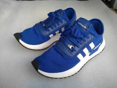 ADIDAS U PATH X RUNNING SNEAKER - UK-GRÖSSE 10,5 / OK ZUSTAND / BLAU & WEISS