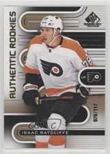 2022 Upper Deck SP Game Used Authentic Rookies Gold 79/117 Isaac Ratcliffe 1u6