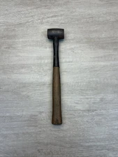 Vintage Signode Chicago USA Rawhide Mallet USA No Leather WOOD HANDLE