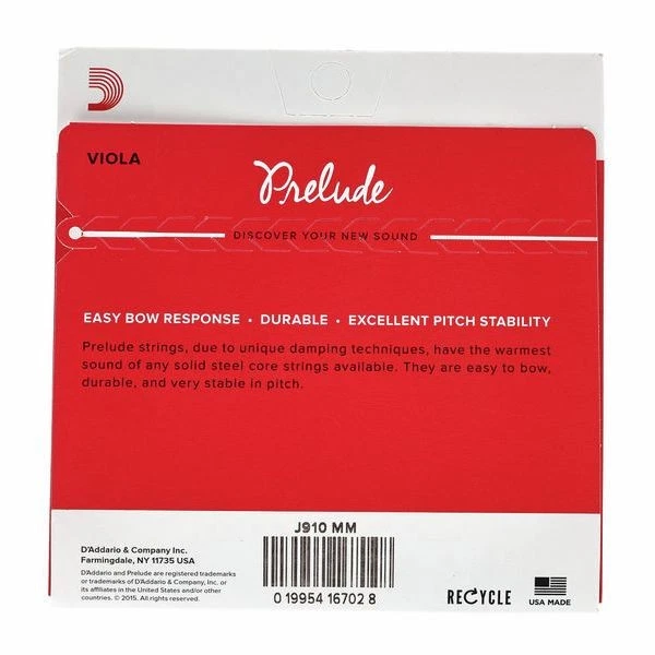 Daddario set corde viola J910MM PRELUDE MEDIUM - Immagine 2 di 2