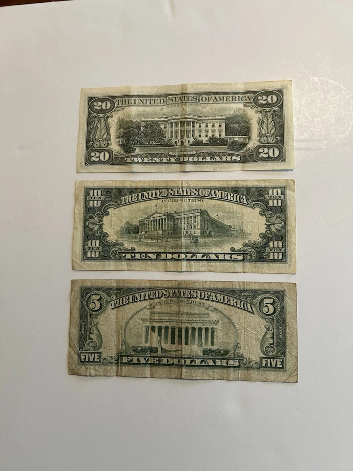 1981A $20, 1993 $10 & 1977A $5 In Circulated Condition - Image 2 of 2