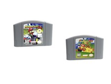 2PCS US Version Super Mario Video Games for Nintendo 64 Console