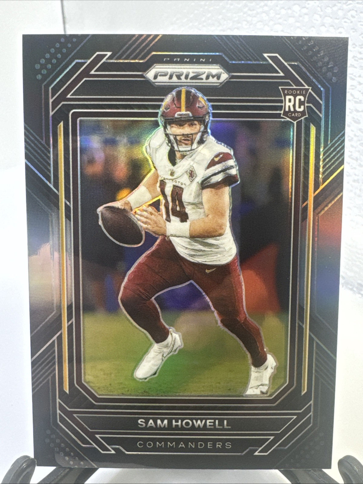2022 Panini Chronicles - Prizm Black Silver #PB-10 Sam Howell (RC)