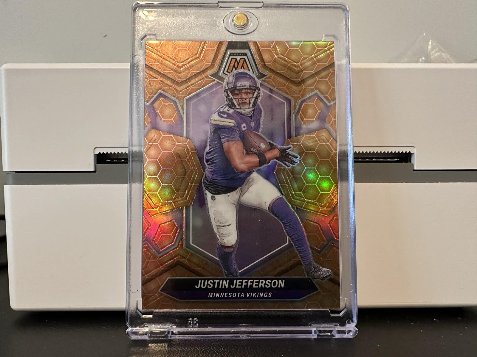 Justin Jefferson 2024 Panini Mosaic Honeycomb Prizm #143