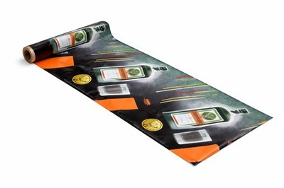 Jägermeister Dekofolie Rolle ca. 20 25 m   Original POS Werbefolie   88 x 20 cm