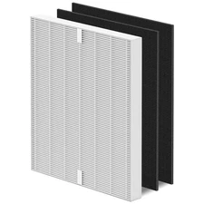 HEPA Filter Set for Coway Airmega AP-1512HH  200M, 1 HEPA, 2 Carbon
