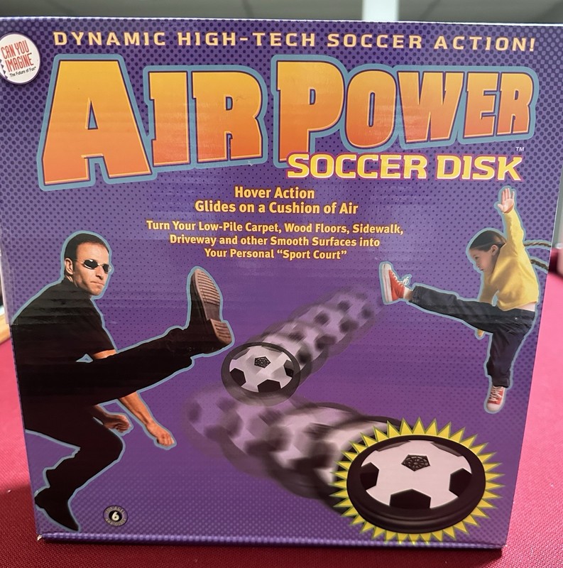 Air Power Soccer Disc Dynamic High Tech Soccer Action!