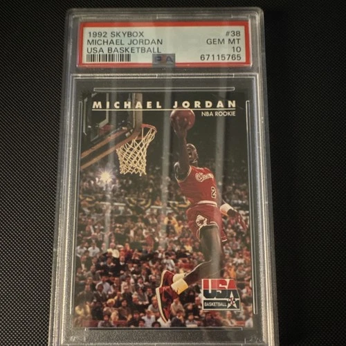 1992 SkyBox USA Michael Jordan #38 PSA 10 Gem Mint Chicago Bulls Card