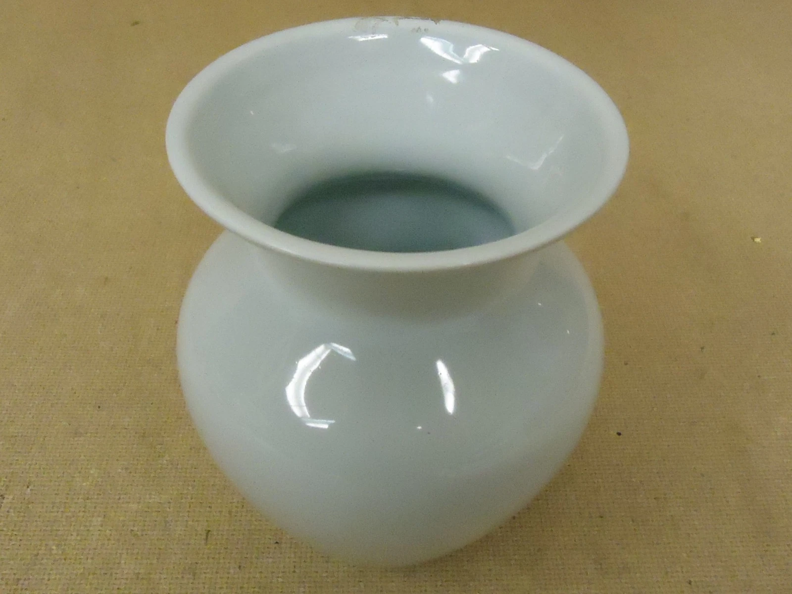 FTD Flower Vase 6 1/2in H x 5in Diameter Blue It’s a Boy Round Ceramic
