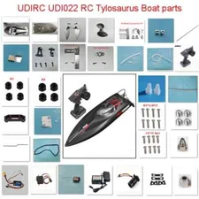 UDIRC UDI022 4CH Brushless RC Boat Tylosaurus parts:Propeller servo ESC Pull rod