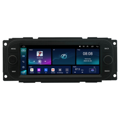 Car Stereo Radio GPS Navi Android 10 For Carplay Fit For Jeep Wrangler 2003-2006