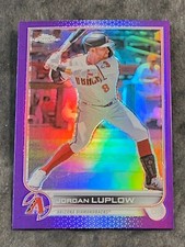 2022 Topps Chrome Update PURPLE REFRACTOR Jordan Luplow, item 2