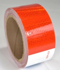 Orafol 5955-30 2" x 30' Roll Red and True White DOT-C2 Conspicuity Tape USA Made