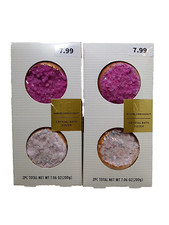 x2 Modern Expressions Crystal Bath Fizzer Vanilla Lavender  Eucalyptus Breeze