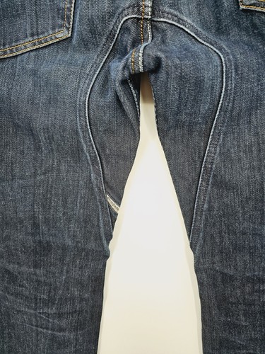 Diesel Industry Pheyo Relaxed Cinch Back Blue Denim Jeans (W30 L32) Wash 008ST - Picture 10 of 19