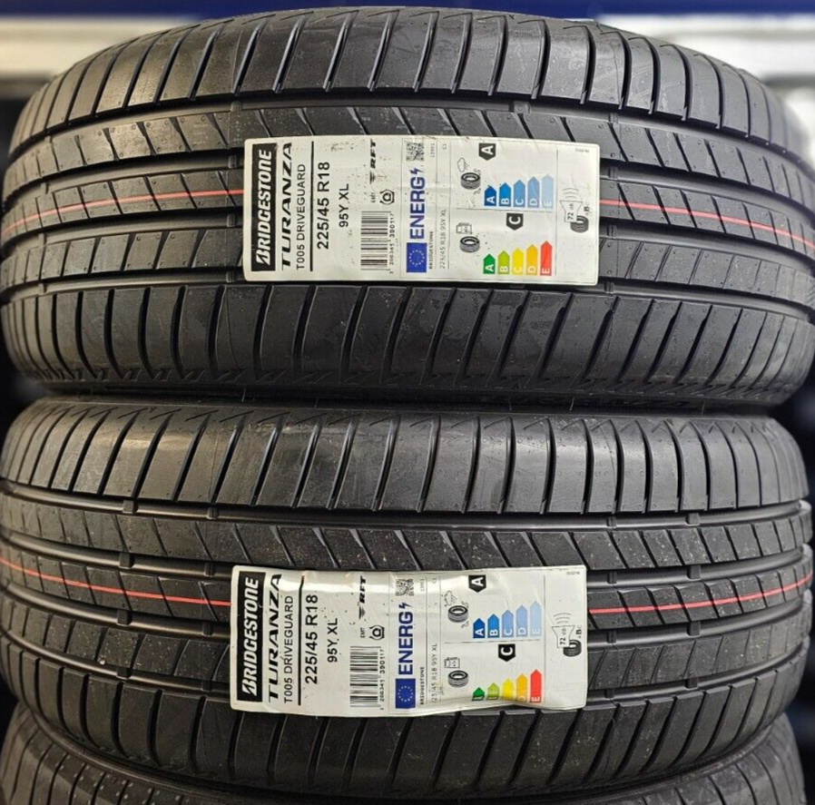 2X BRIDGESTONE T005 RUNFLAT RFT 225/45/18 225 45 ZRFT18 XL 95Y