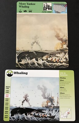 Whaling in Early America     , Panarizon  &  Grolier Cards