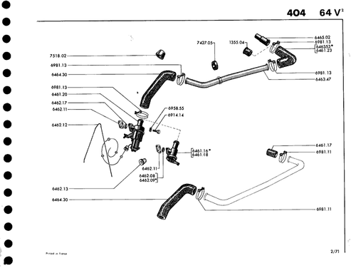 Joint torique 12,1 x 17,5 - 2,7 robinet chauffage Peugeot 403 404 2ème montage - Picture 5 of 8