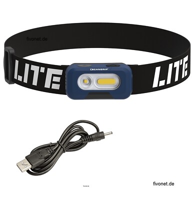 Scangrip HEAD LITE LED Profi Kopflampe mit Akku Sensor Stirnlampe Arbeitsleuchte