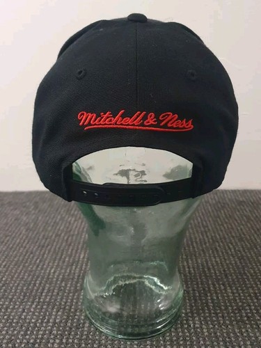 🔶️CHICAGO BULLS MITCHELL NESS SNAPBACK NBA JORDAN CAP HAT RETRO DENIM VINTAGE - Picture 4 of 11