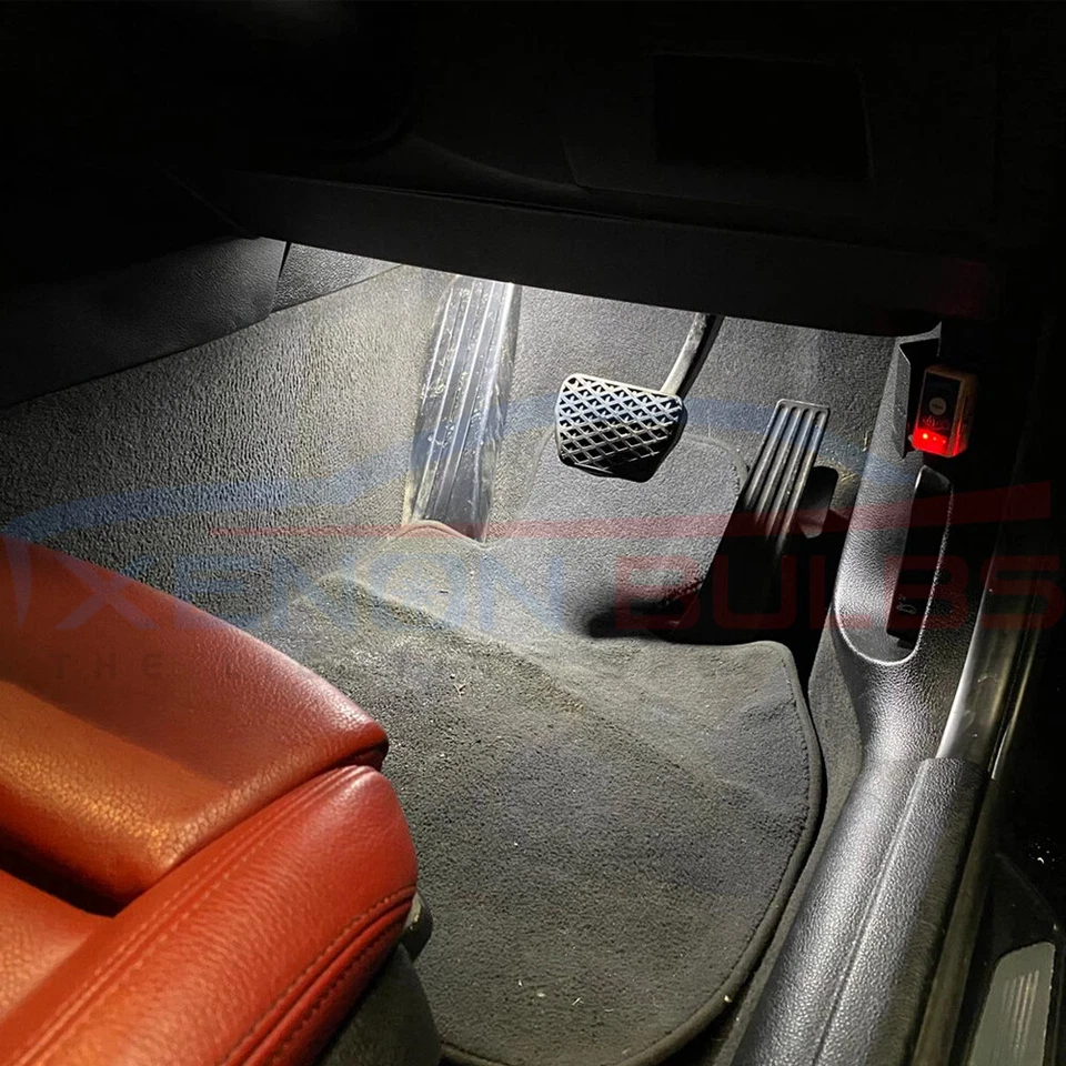 2x LED WHITE BLUE RED Footwell Door Courtesy Interior Light F20 F21 F22 F30 F31 - Image 3 of 4