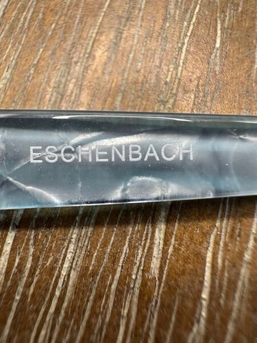 Crush Titanflex Eschenbach Half Rim Eyeglasses Frames 850039 Blue 49-19-130 - Picture 9 of 14