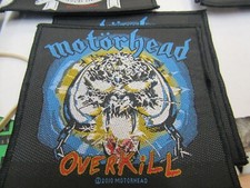 MOTORHEAD PATCH NEW RARE COLLECTABLE WOVEN ENGLISH IMPORT LEMMY