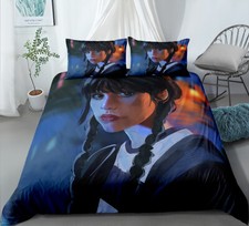 Image of Wednesday Single Double King Super King Bed Duvet Quilt Cover Set Pillow Case