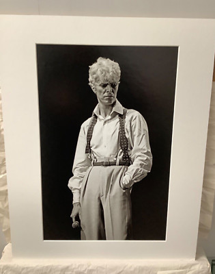 David Bowie 1983 (Let s Dance Ära) Original Schwarzweiß Foto