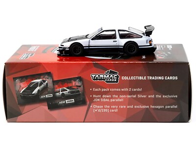 TOYOTA SPRINTER TRUENO AE86 WIDEBODY RHD WHITE 1/64 BY TARMAC