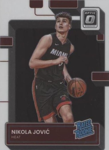 2022-23 Panini Optic Fast Break Blue 14/49 Rated Rookie Nikola 