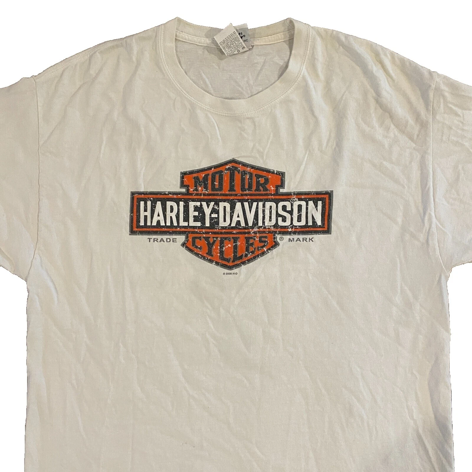 Camisetas Básicas Harley-Davidson Hombres Vintage Camisetas para Hombres