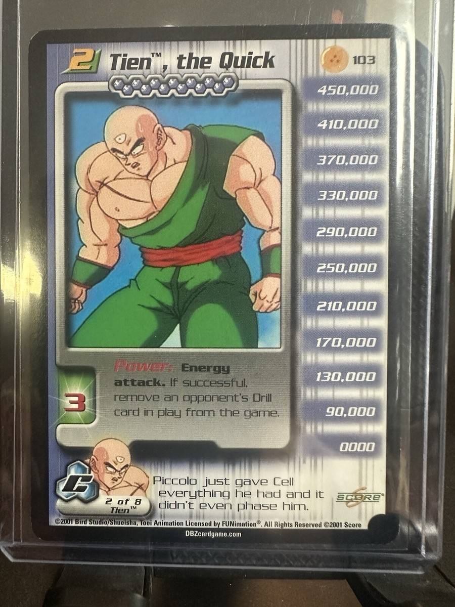 タイン　ティエン① dragon ball z Tien The Quick #103 | eBay