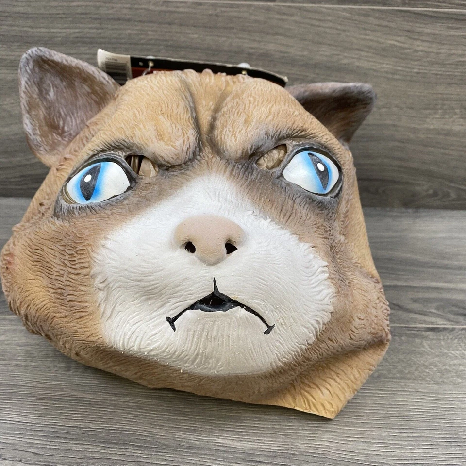 Máscara Cattitude Gato Enojado Gruñón Vestido Elegante Halloween Adulto Disfraz Accesorio Foto 2 de 4