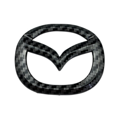 ABS Chrome Style Steering Wheel Emblem Overlay For Mazda 3, 6, Atenza, Axela, CX4, CX5, CX7, CX9, MX5 Miata