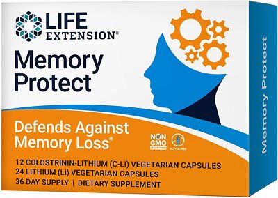 Life Extension Memory Protect Brain Health & Memory Support Supplement 24 Caps