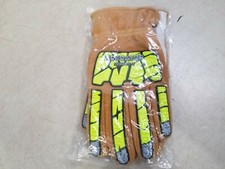Predator Impact 1 Gloves Tan and Yellow Size XL