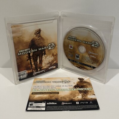 Call of Duty: Modern Warfare 2 MW2 Sony PlayStation 3 PS3 2009 CIB ...