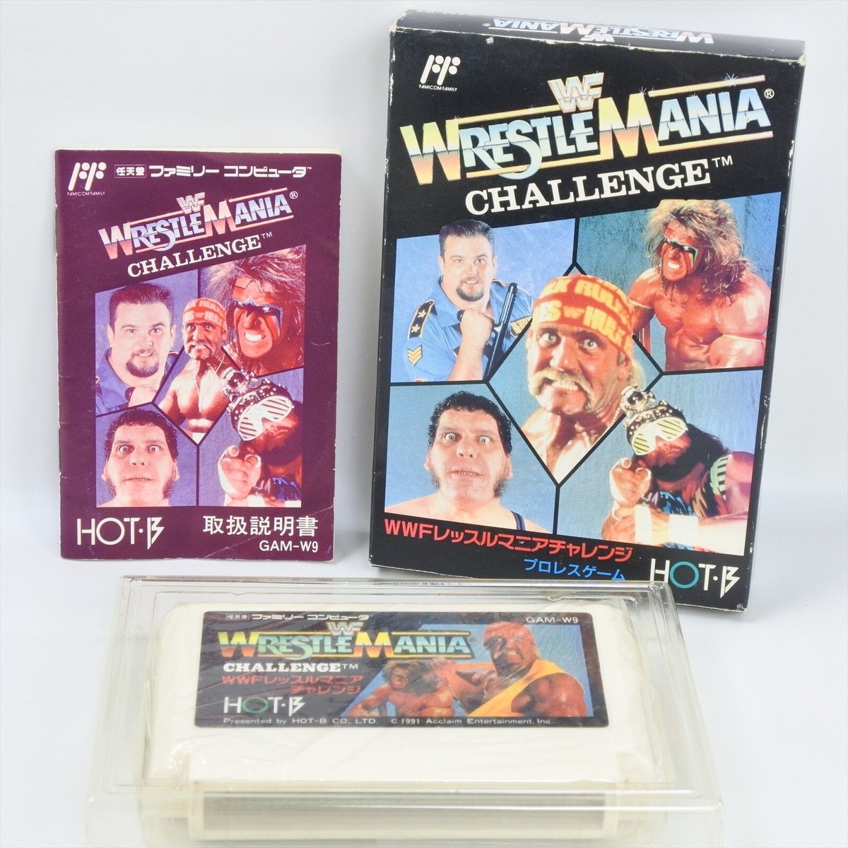 WWF WRESTLE MANIA CHALLENGE Famicom Nintendo 8377 fc | eBay