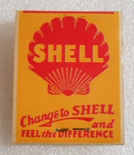 FULL 1930's SHELL GASOLINE - Unused & Unstruck Matchbook. Example 1 . Nice.
