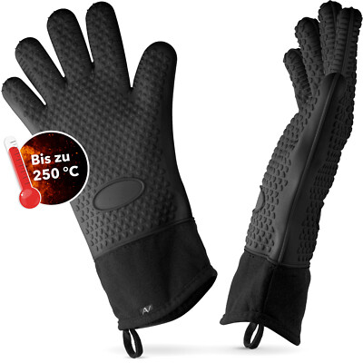 AVANA Silikon Ofenhandschuhe Hitzebeständig 250°C Topfhandschuhe Kochhandschuhe